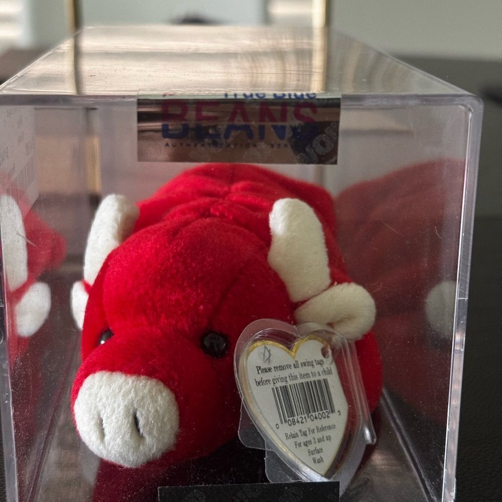 Ty Beanie Original babies Tabasco the Bull Plush Toy - 4002 Rare